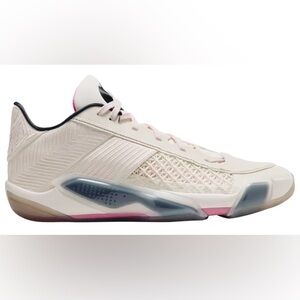 NWT Jordans XXXVIII Men’s Low in Coconut Milk Black Atmosphere Hyper Pink